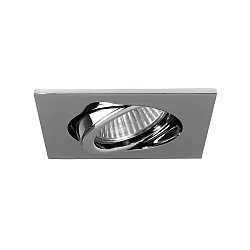 Luminaria empotrable IP20, cromo, brillante, transparente  3W 310lm 3000K 20-40° 20-40° CRI 80-89