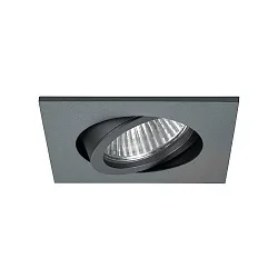 Luminaria empotrable IP20, brillante, titán, transparente  3W 310lm 3000K 20-40° 20-40° CRI 80-89