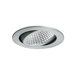 Luminaria empotrable IP20, brillante, transparente regulable 12W 1230lm 3000K 20-40° 20-40° CRI 80-89