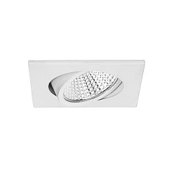 Luminaria empotrable IP20, brillante, transparente, blanco regulable 12W 1230lm 3000K 20-40° 20-40° CRI 80-89