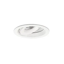 Luminaria empotrable para techos KAMUTA giratorio, giratorio, directa IP20, transparente, blanco regulable