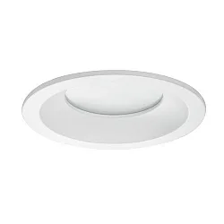 Luz downlight BOWL redondo IP20, ópalo, blanco regulable