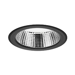 Luminaria empotrable IP20, brillante, ópalo, negro  25W 1962lm 4000K CRI 90-100