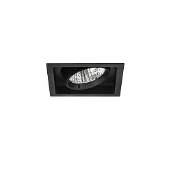 Luminaria empotrable IP20, brillante, negro regulable 40W 4560lm 4000K CRI 90-100