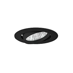 Luminaria empotrable IP20, brillante, negro  32W 3800lm 3000K CRI 90-100