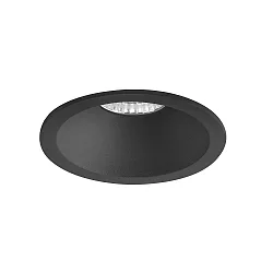 Luz downlight ODEMAR / PHASE DIM 830 redondo, rígido, retroceder IP20, negro mate regulable