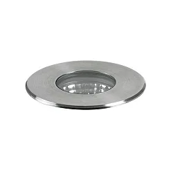 LED in-ground luminaire BOLED, V4A, IP67 IK08, 6W 3000K 485lm 36°, stainless steel