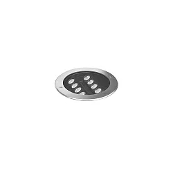 floor recessed luminaire LANKA-R round, adjustable, passable, switchable IP67, stainless steel 