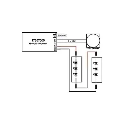 LED power supply unit dimmable