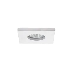 Luminaria empotrable PROTECT-S cuadrado, directa IP44, transparente, blanco