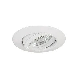 Luminaria empotrable BREENA R redondo, giratorio GU10 IP20, blanco regulable