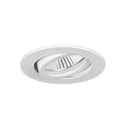 Proyector empotrado TIRREL-R GU10 / PAR16 redondo, giratorio, con espaciador GU10 IP20, blanco regulable