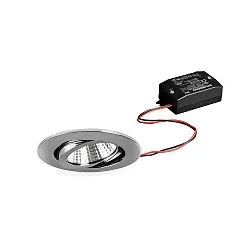 Luz downlight BB03 redondo, giratorio IP20, cromo