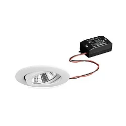 Luz downlight BB03 redondo, giratorio IP20, blanco