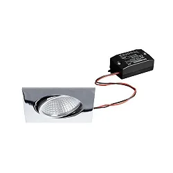 Luz downlight BB05 angular, giratorio IP20, cromo