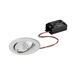 Luz downlight BB09 angular, giratorio IP20, blanco