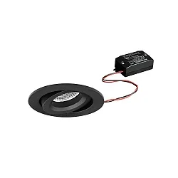 Luminaria empotrable BB34 conmutable IP20, brillante, negro  7W 680lm 3000K 20-40° 20-40° CRI 80-89