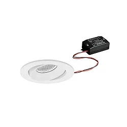 Luminaria empotrable IP20, brillante, blanco regulable 7W 680lm 3000K 20-40° 20-40° CRI 80-89