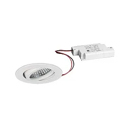 Proyector empotrado TIRREL-R LED DIM redondo, giratorio IP20, blanco regulable