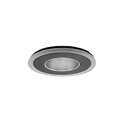 Luminaria empotrable ZONDRA LED rígido, directa IP20, negro regulable 10W 790lm 3000K 20-40° 20-40° CRI >80