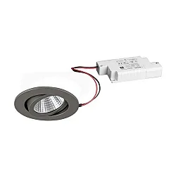 Luz downlight redondo, regulable IP65, titán regulable
