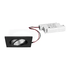 Luz downlight cuadrado, regulable IP65, titán regulable