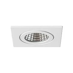 Luz downlight BB16 angular, regulable IP54, blanco regulable
