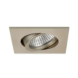 Luz downlight BB18 angular, Dim-To-Warm IP20, champán regulable