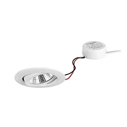 Luz downlight BB03 giratorio, regulable IP20, blanco regulable