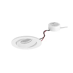 Luminaria empotrable IP20, brillante, blanco  7W 680lm 3000K 20-40° 20-40° CRI 80-89