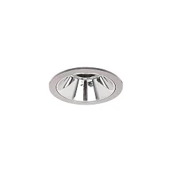 Luminaria empotrable para techos APOLLO MINI redondo, directa IP20, plata regulable