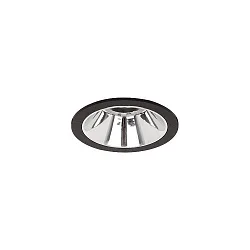 Luminaria empotrable para techos APOLLO MINI redondo, directa IP20, plata regulable