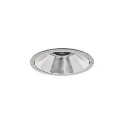 Luminaria empotrable para techos APOLLO MIDI redondo, directa IP20, plata regulable