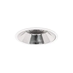 Luminaria empotrable para techos APOLLO MEGA redondo, directa IP20, plata regulable
