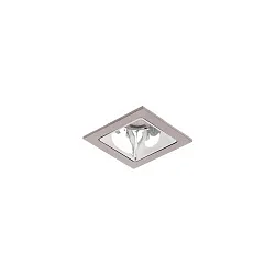 Luminaria empotrable APOLLO MICRO cuadrado, conmutable LED IP20, plata  5W 683lm 3500K CRI 90-100