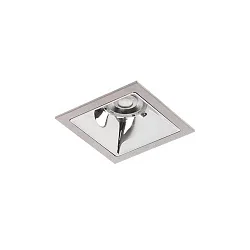 Luminaria empotrable APOLLO MINI cuadrado, conmutable LED IP20, plata  9W 1229lm 4000K CRI 90-100