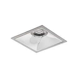 Luminaria empotrable APOLLO MIDI cuadrado, conmutable LED IP20, plata  14W 1897lm 3500K CRI 90-100