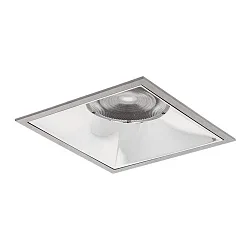 Luminaria empotrable APOLLO MAXI cuadrado, conmutable LED IP20, plata regulable 20W 2651lm 4000K CRI 90-100