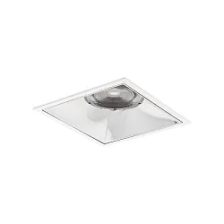ceiling recessed luminaire APOLLO MEGA square, direct IP20, silver dimmable