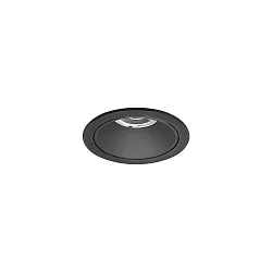 Luminaria empotrable para techos DIOS MINI redondo, directa IP20, plata 