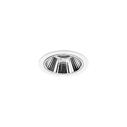 ceiling recessed luminaire APOLLO MINI round, direct IP20, silver, transparent dimmable
