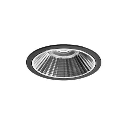 Luminaria empotrable para techos APOLLO MIDI redondo, directa IP20, plata 