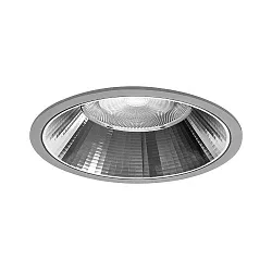 ceiling recessed luminaire APOLLO MEGA round, direct IP20, silver, transparent dimmable