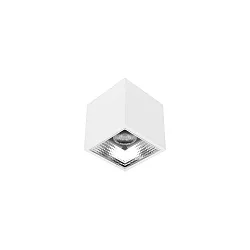 Luz downlight APOLLO MIDI angular, conmutable, facetado IP20, recubrimiento con polvo, blanco 