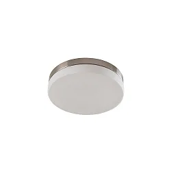 wall and ceiling luminaire IDA Ø 30CM 3 flames E27 IP44, nickel matt dimmable