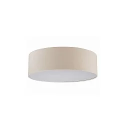 Luminaria de techo TIM Ø 40CM Arriba-Abajo, con difusor E27 IP20, níquel mate regulable