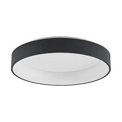 surface luminaire GEORGA 2CCT DIM CCT Switch, ring shape IP20, black matt dimmable