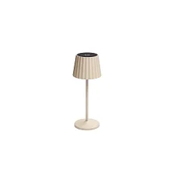 Lámpara de mesa a pilas REIRO IP54, regulable