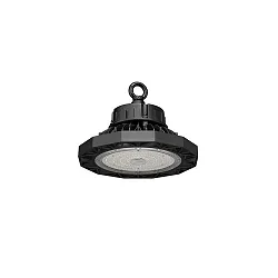 Proyector de naves potente SOL redondo IP65, negro 