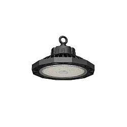 Proyector de naves potente SOL redondo IP65, negro 